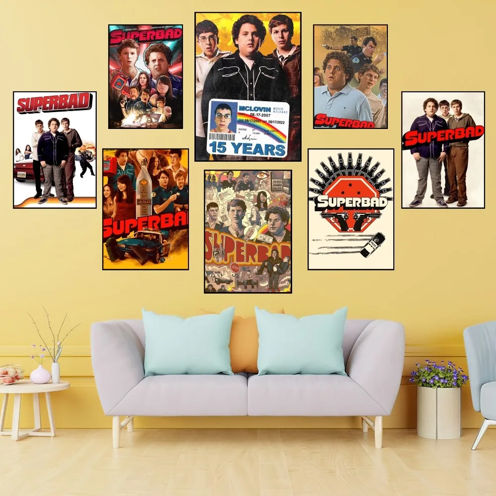 Film Superbad Youth Poster Prints Wall Painting Bedroom Living Room Decoration Office Home