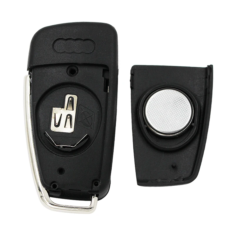 Chave remota do carro para Audi, Aftermarket 3 Botões Flip Key, Controle Fob 315MHz, ID48, FCCID, 8P0, 837, 220 E, 8P0, 837, 220G, CN008043