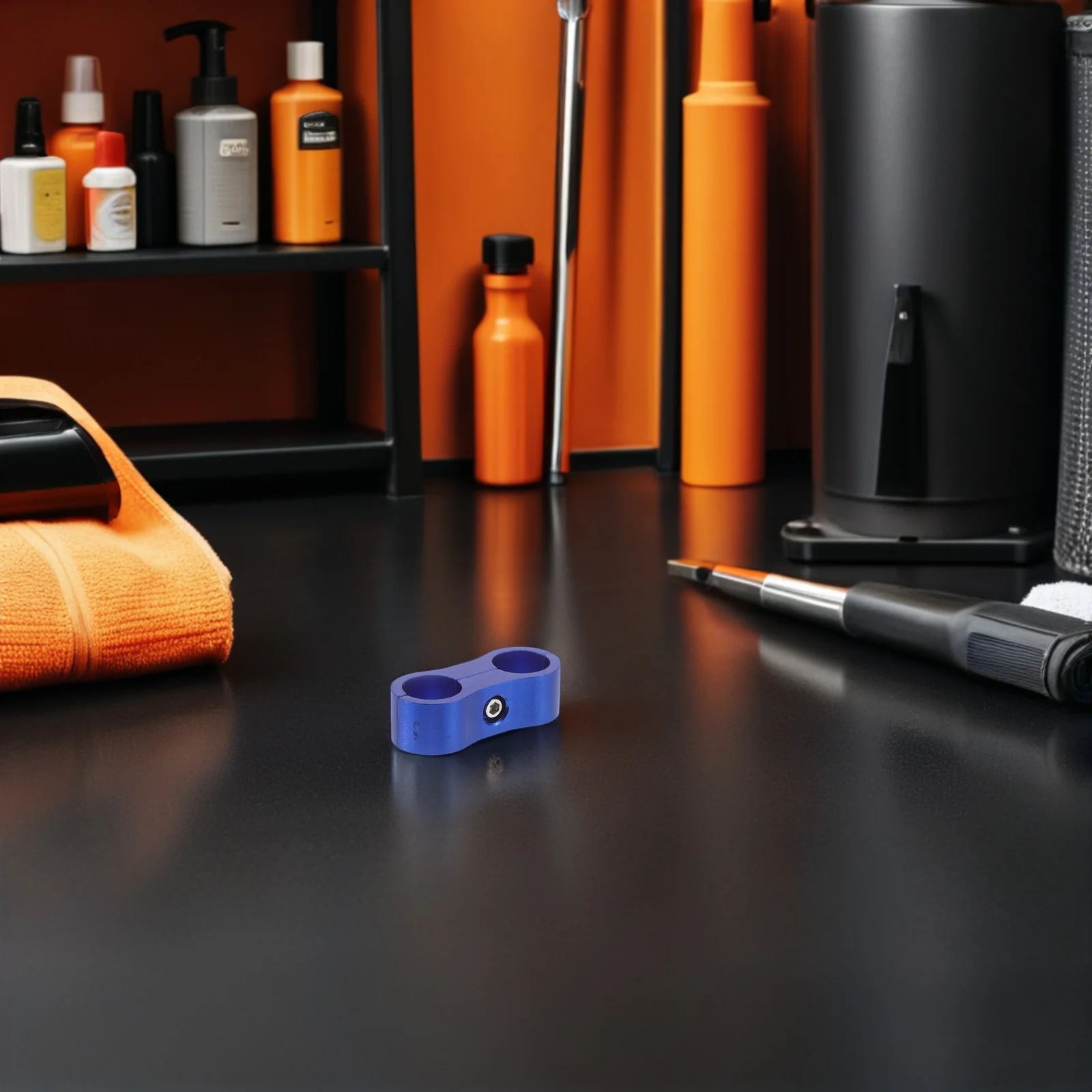 

Oil Tube Clamp Aluminum Alloy Pipe Fixing Clamp For Fuel Line Universal Automotive Hose Separator Clip - Motorcycle