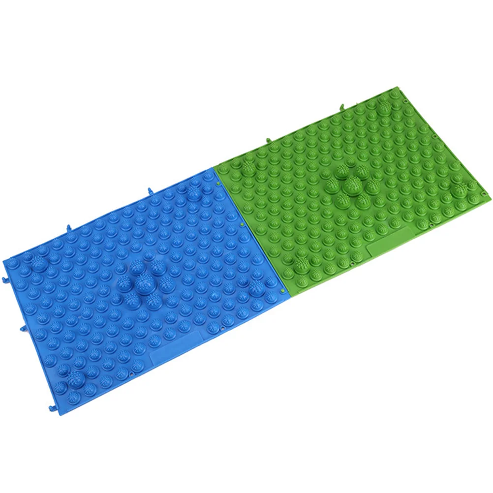 Reflexology Foot Massage Pad Blood Circulation Acupressure Mat Feet Massaging Plate (Green) foot massage mat