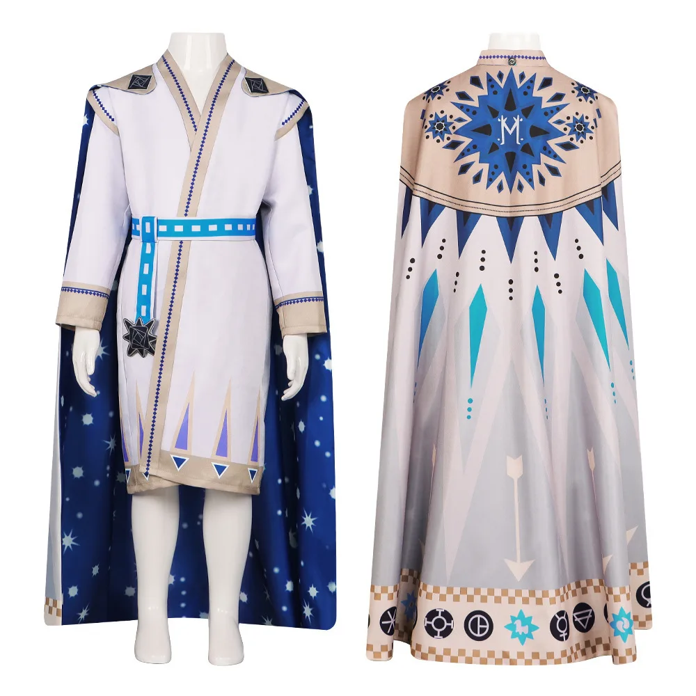 Costume de Cosplay pour spectacle sur scène, tenue de reine des glaces Star Wi King, vêtements ethniques traditionnels pour femmes