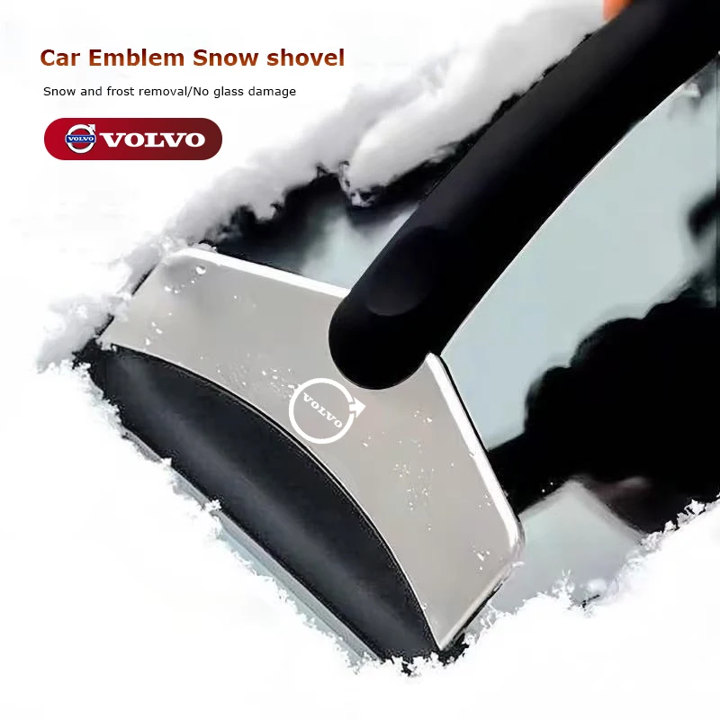 

Car Snow Shovel Ice Scraper Remover Long Handle Cleaning Tools For Volvo XC90 V90 V60 XC60 V40 EC40 EX40 S80 S60 S90 C40 XC40 V7