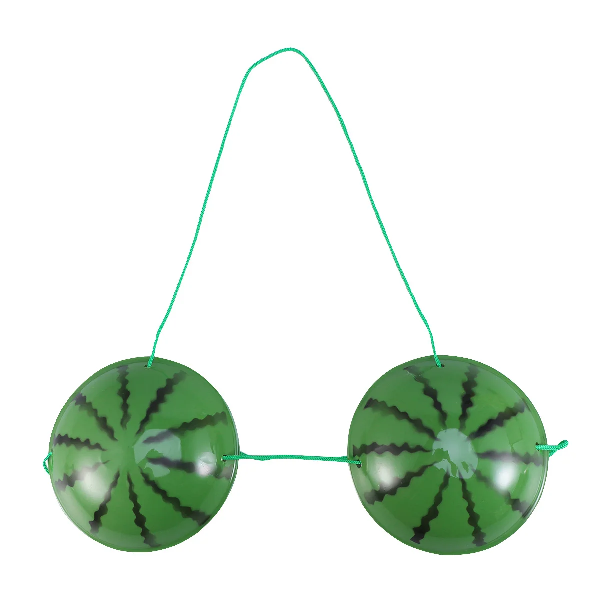 

Hawaiian Watermelon Bra Grass Skirt Bra High Costume Accessory for Summer Beach Party Dress Up Tropical