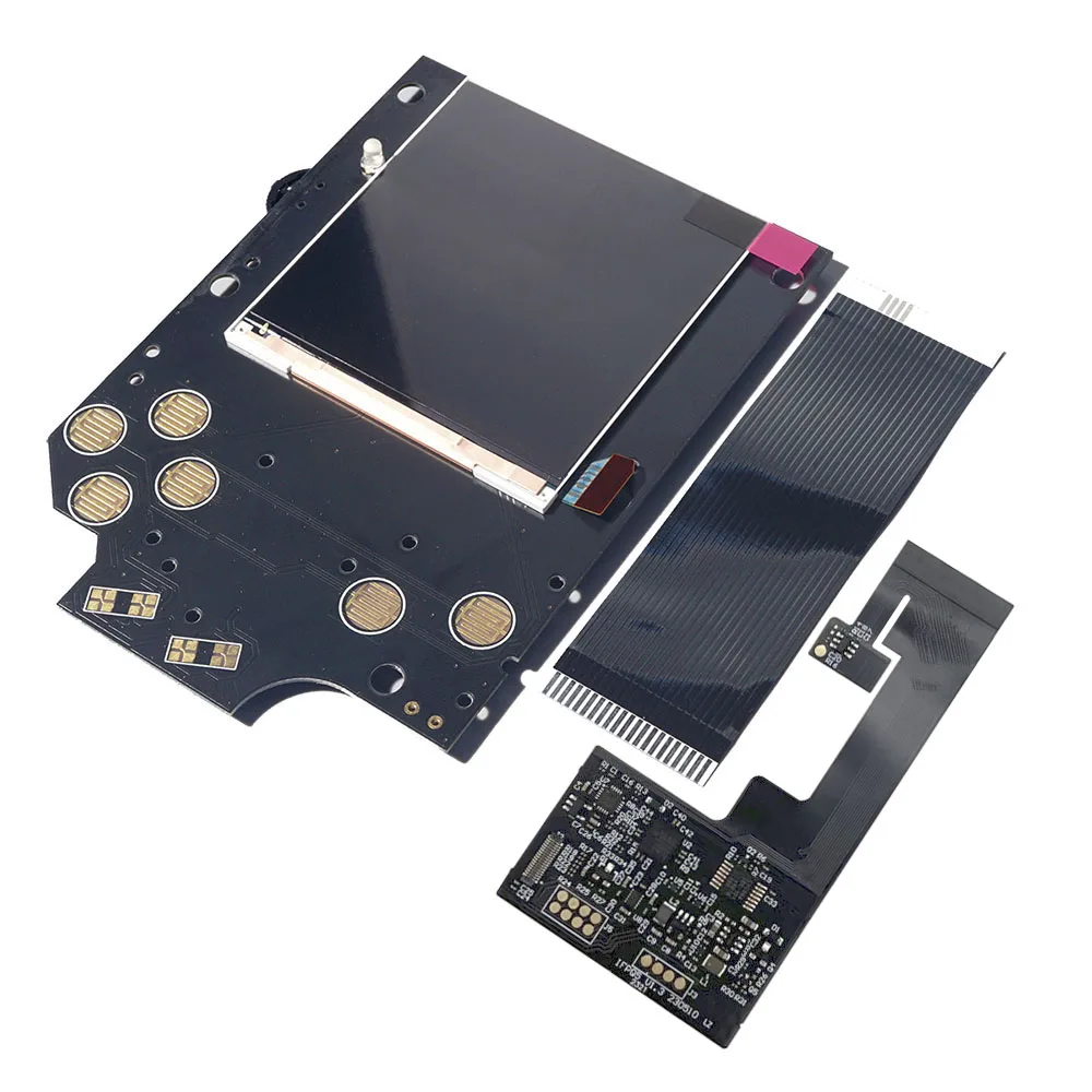 New DMG IPS LCD Full Screen Kits For GB DMG High Light Brightness 36 Background Colors IPS LCD Backlight With Glass Screen Lens