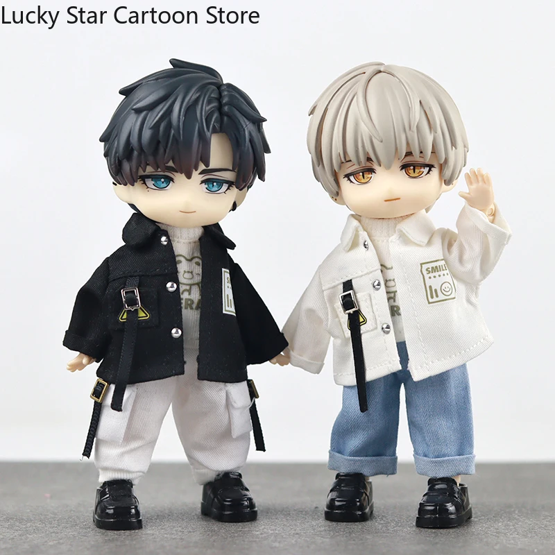 

Anime Light and Night Osborn Sariel Evan Ob11 Handsome Body Clothes Suit Figure Figurine Model Desk Decor Xmas Halloween Gift