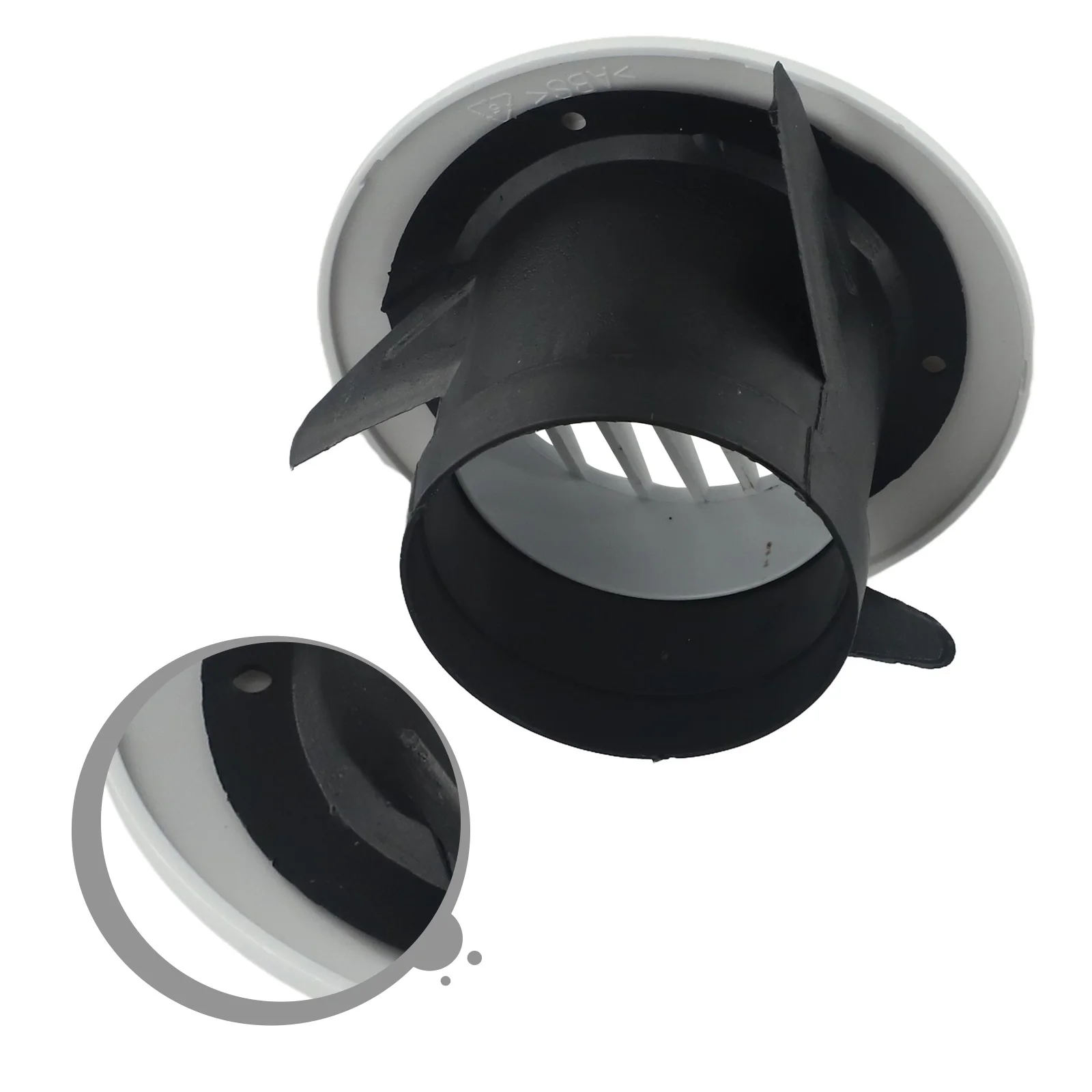 

Крышка вентиляционного отверстия из АБС-пластика Настенная вентиляционная крышка для эффективной выхлопной системы Универсальная установка Эффективный выхлоп Оптимальная функциональность для офисов