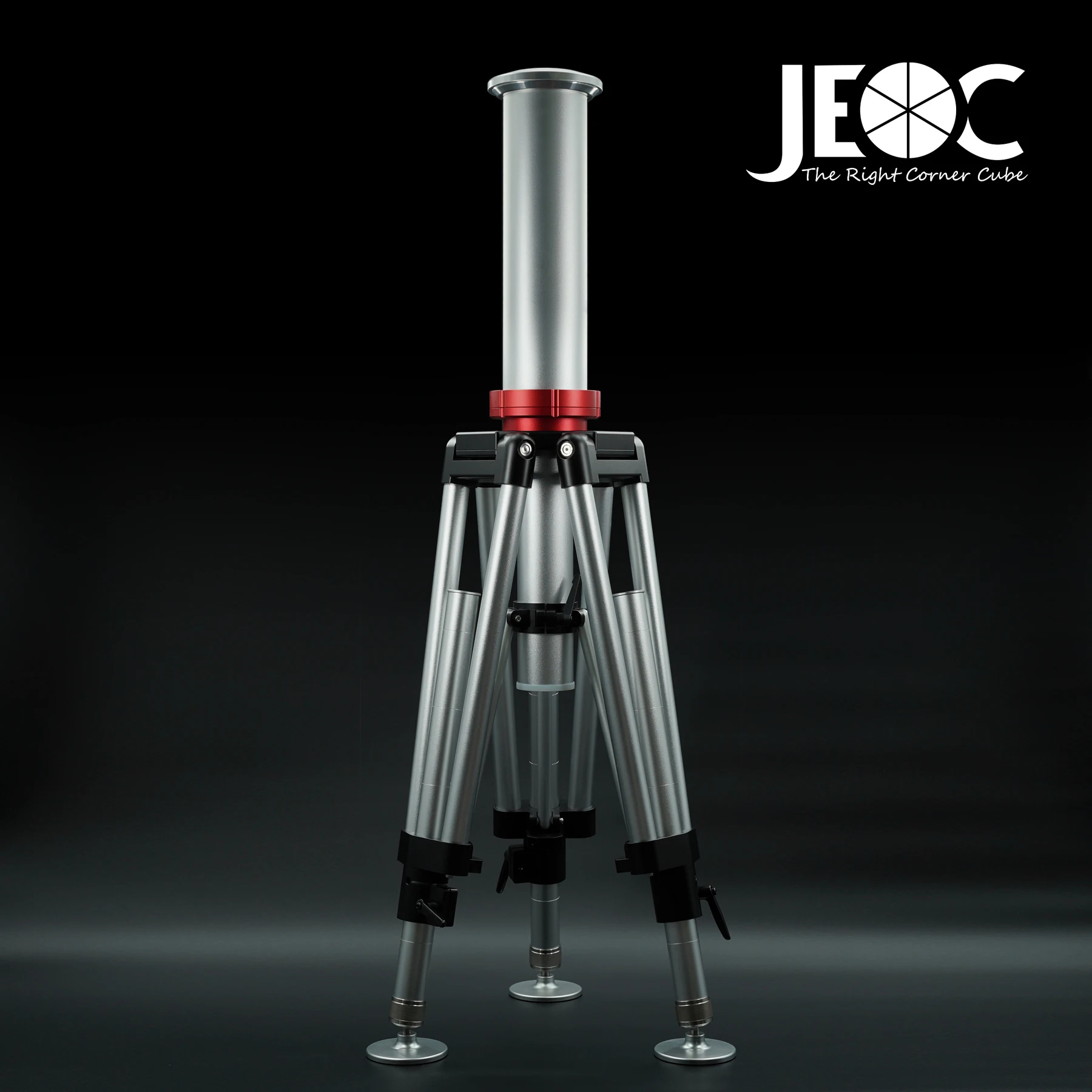 JEOC Heavy Load Tripod with 40cm Height Kit, for Faro Leica API Laser Trackers, 5/8-11 UNC-2A, with Flight Case