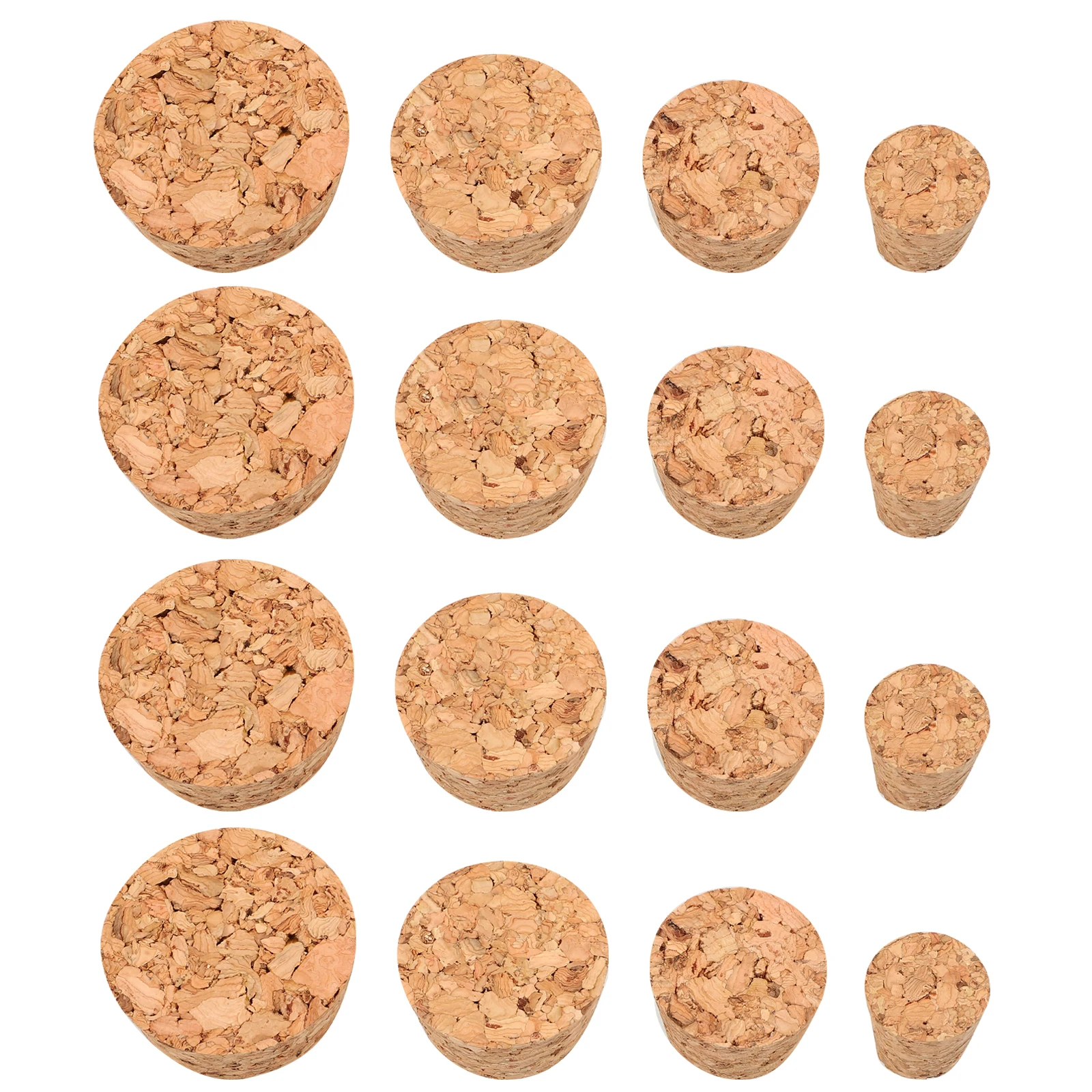 

40pcs Cork Stoppers 20x15x20 29 5x25x20 36x31x20 43x38x18 Bottle Plugs Bulk Glass Bottle Corks Sealer Replacement