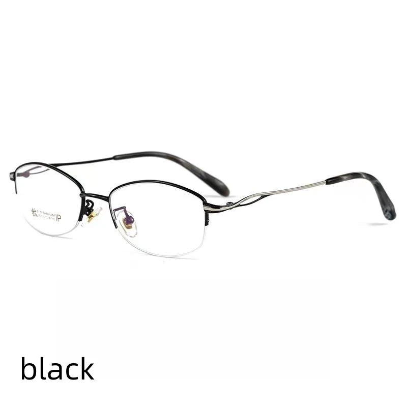 51mm    Women titanium alloy Eyeglasses Glasses Designed Elegant Spectacle High Grade Prescription Eyeglasses  3523X