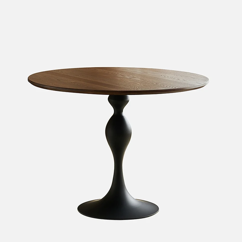 

Retro simple style solid wood coffee table, living room sofa end bedside table