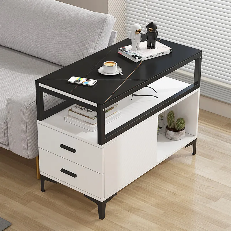 Sofa sideboard, slate marble 2025 new living room side table, side cabinet, small table coffee table small apartment