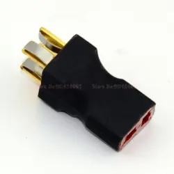 Wireless Deans Style Parallel Battery Connector 2 Ultra T-Plug Male to 1 Female