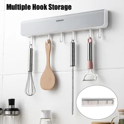 Bathroom Accessories With Hook Shelf Storage Box For Bathroom Door  Clothes Key Organizer Punch-Free Wall-Mounted Storage Rack