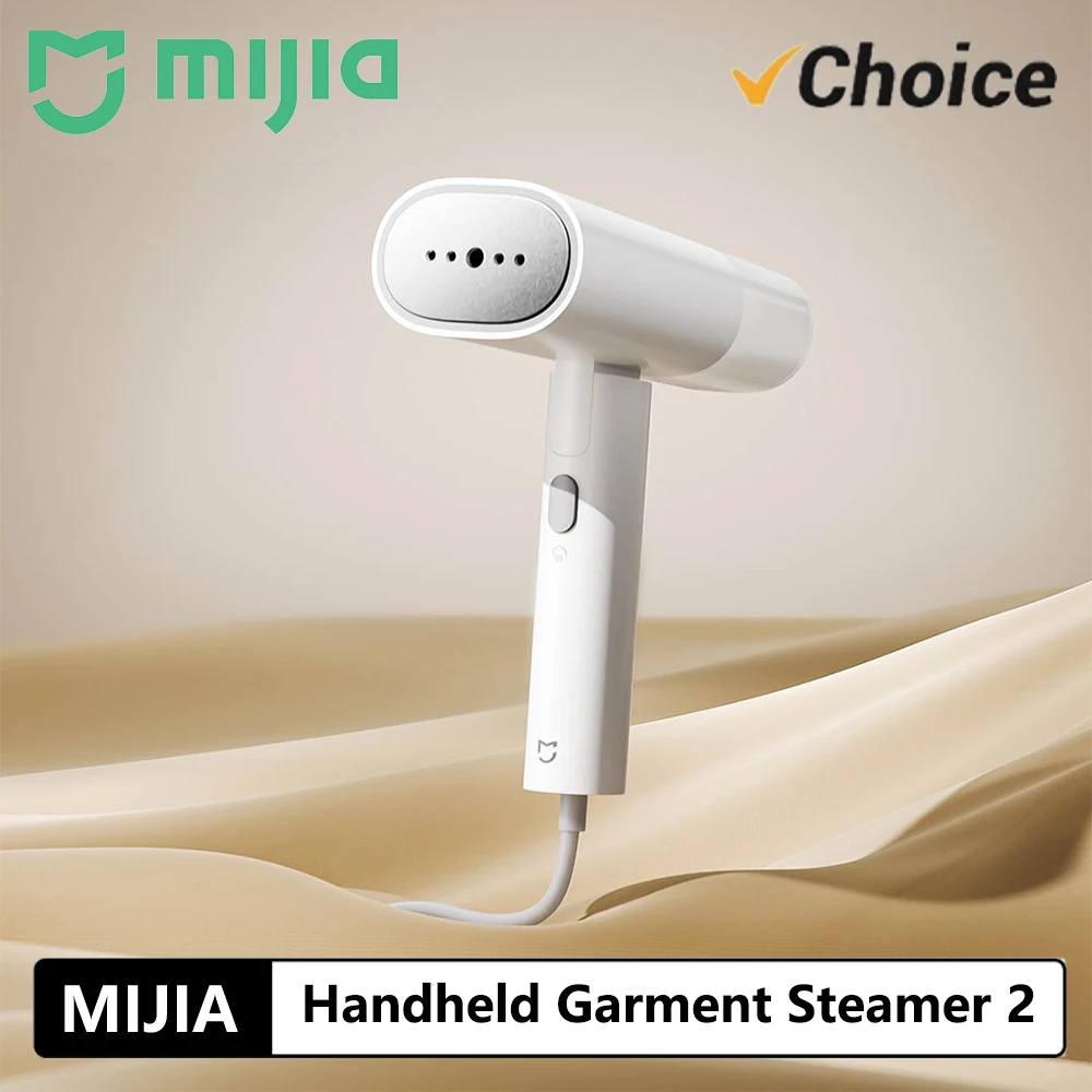 New MIJIA Handheld Garment Steamer 2 Iron Home Electric Steam Cleaner Portable Foldable Mite Removal Flat Ironing Machine -CN