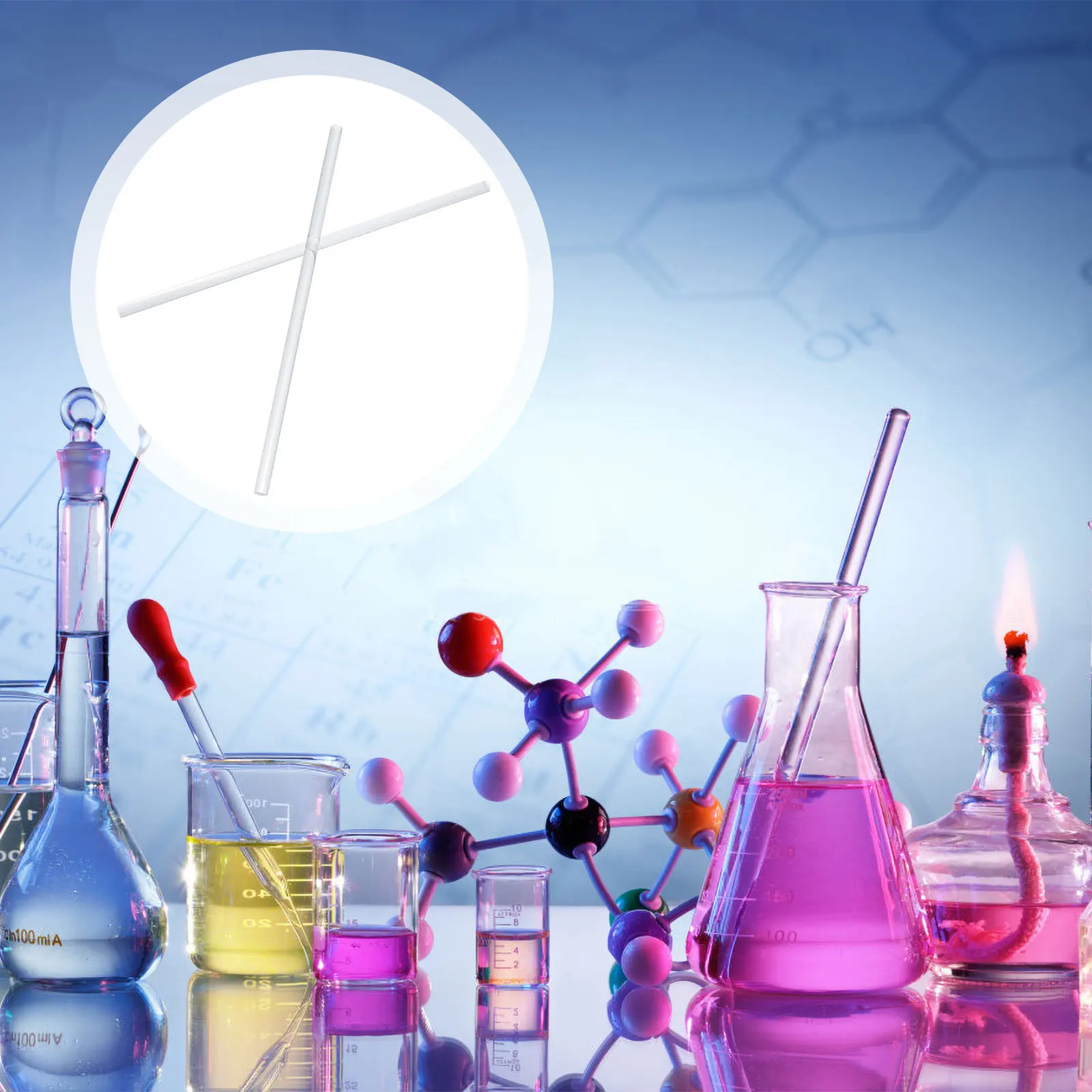 

1 Set Acrylic Friction Electrification Stick Physical Experiment Tool For Static Electricity Learning Teaching Equipment Supply