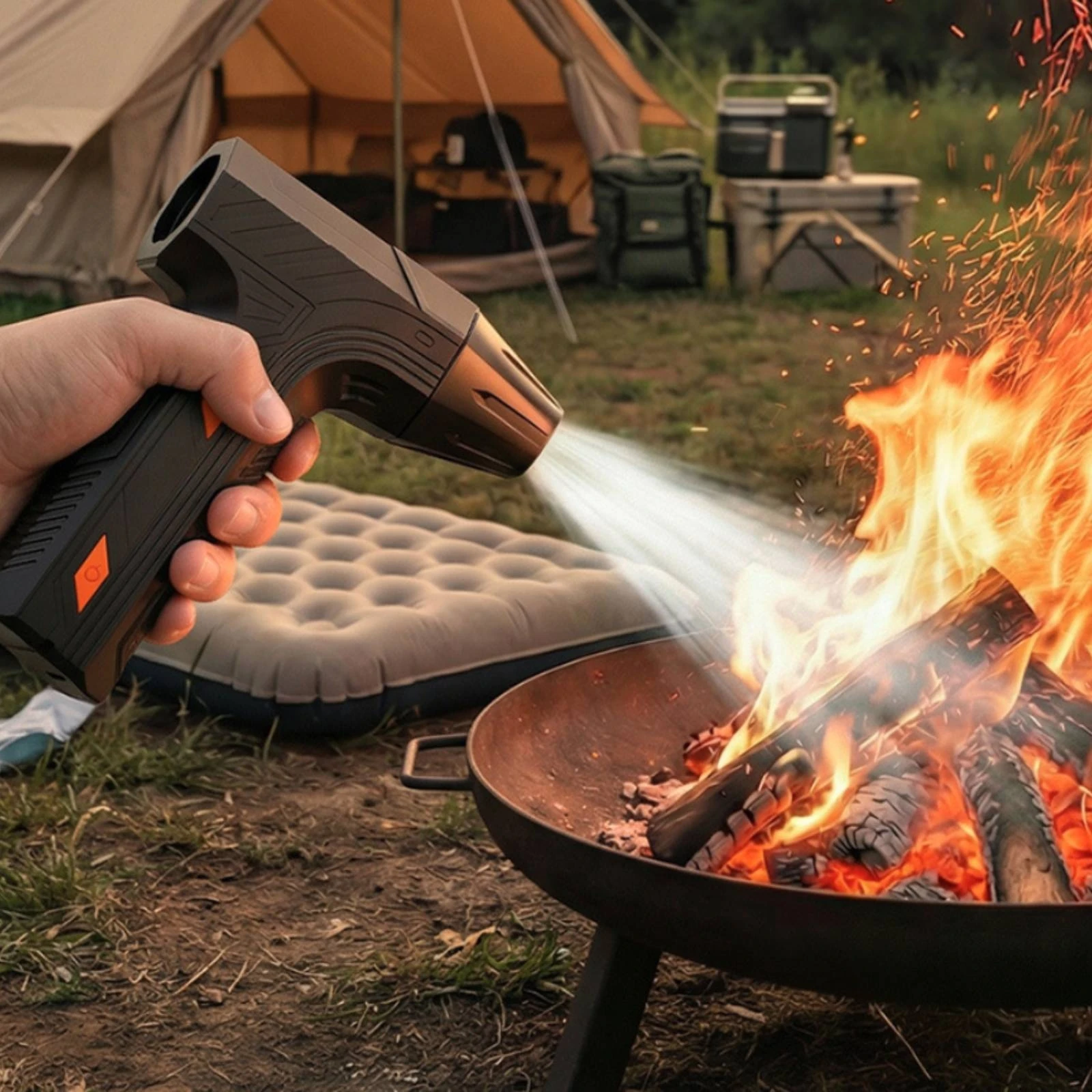 

Wireless Air Duster USB-C Charging Handheld-gripGrip Air Blower Portable Blower Handheld Computer Duster Compact