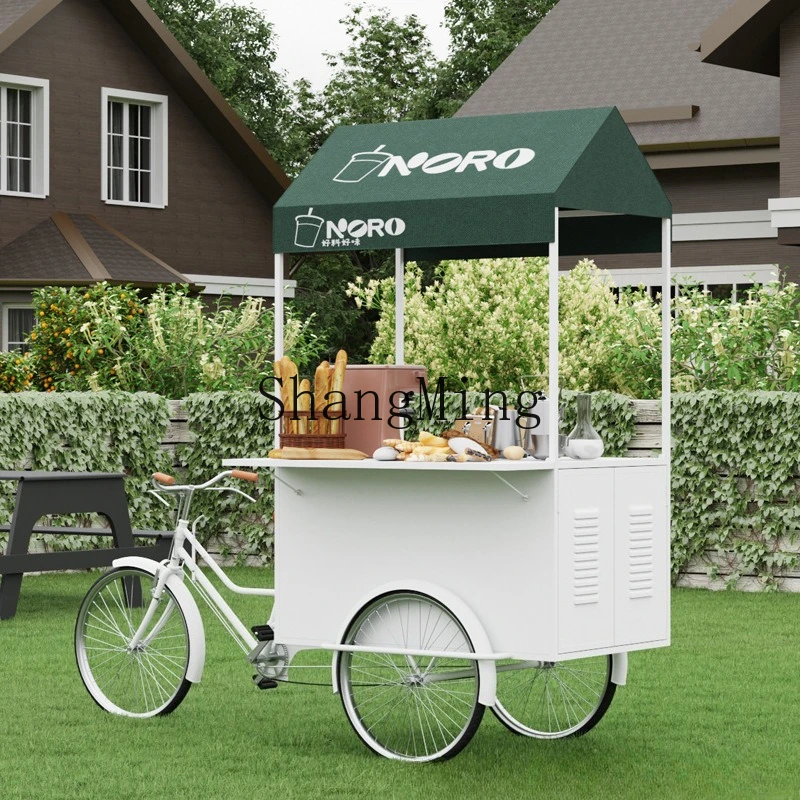 

ZYY outdoor mobile truck mobile stall tricycle promotion display car front drive meal