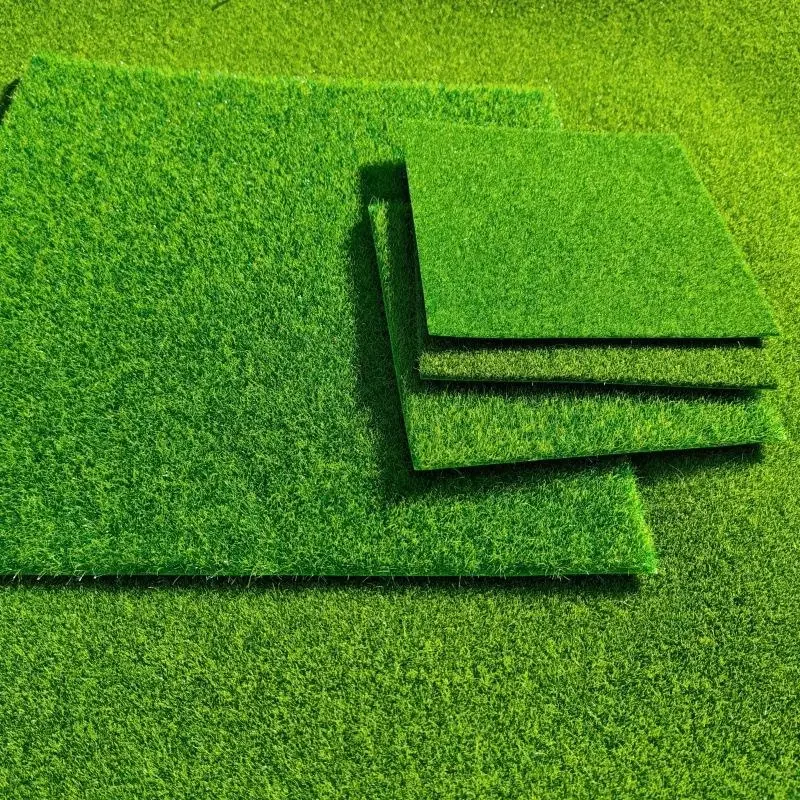 

1/2PCS DIY Project Model Scene Railway Layout Accessories 15/30cm Square Grass Mat 3mm 5mm 8mm Thick Artificial Lawn Carpet