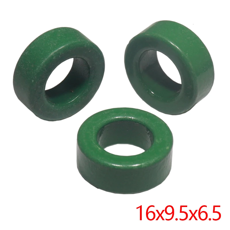 【10PCS】High Conductivity Green Ferrite Core Ring anti-interference Filter Inductor 16x9.5x6.5mm