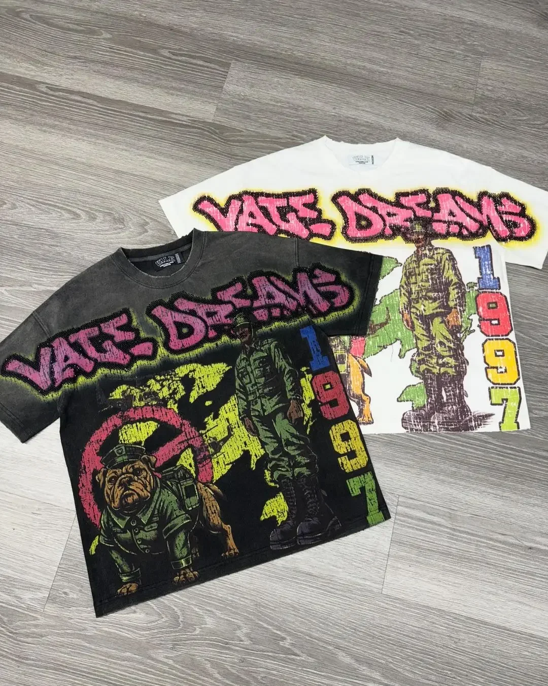Vale big graphic t shirts oversized y2k tops harajuku vintage gothic american wash cotton short sleeve t shirt men clothing image 5