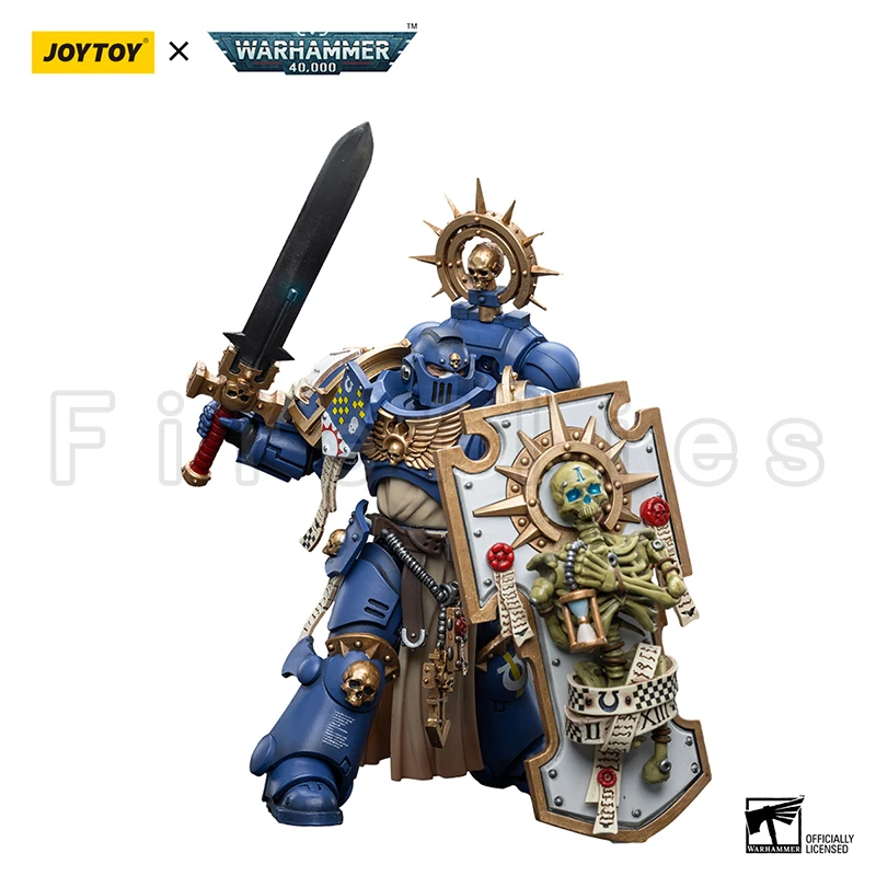 1/18 JOYTOY Action Figure 40K Primaris Captain With Relic Shield And Power Sword Anime Model Toy