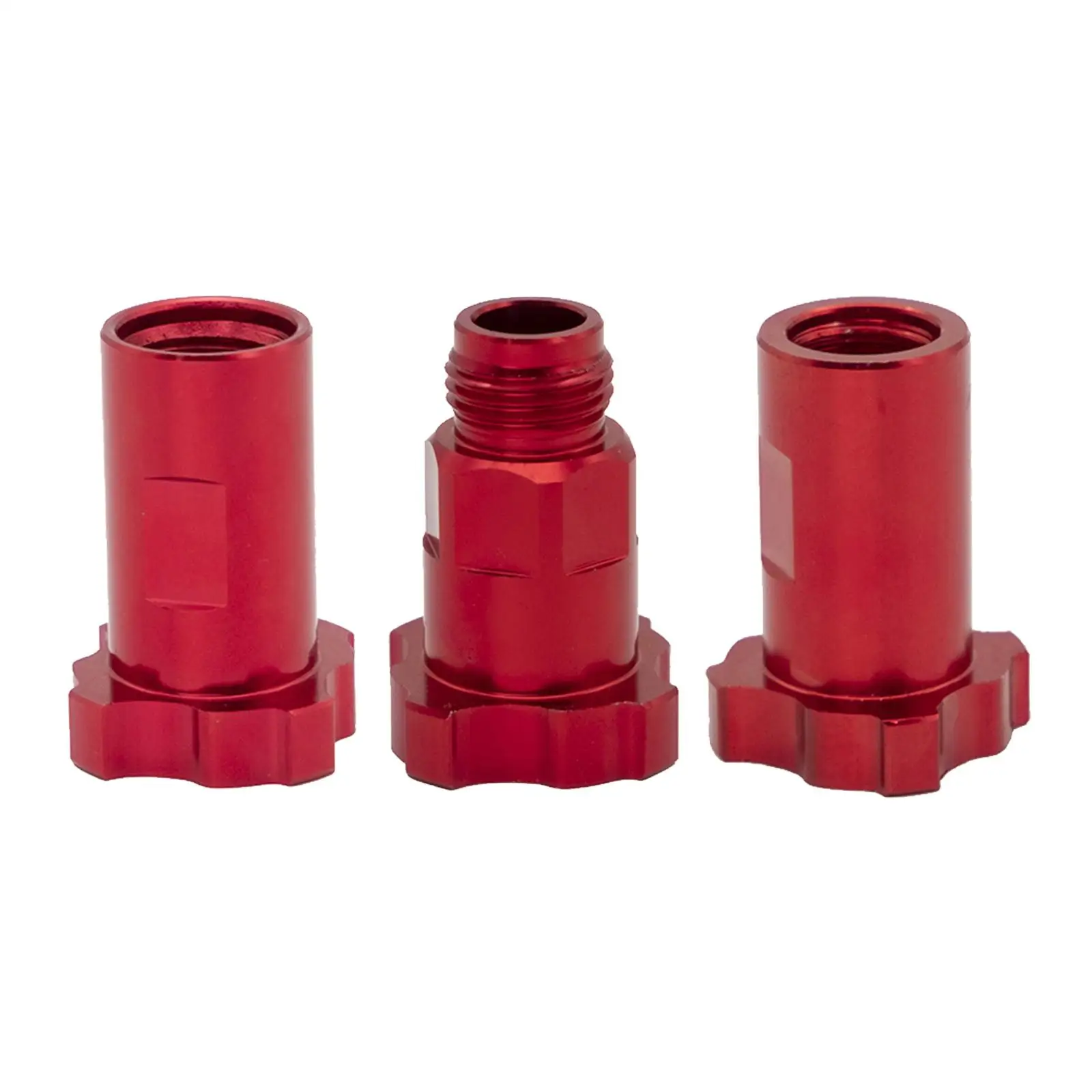 Aluminum Outlet Red Spray Gun Connector Adapter Spray Gun Disposable Pot Adapter