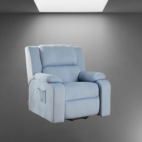 كرسي أريكة Power Cloud كرسي أريكة فردي كهربائي ذكي مع مسند قدم ممتد وأريكة كرسي عالية الرفع لكبار السن #4