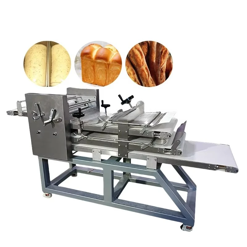 Automatic Dough Shaper Custom, Commercial Dough Moulder for Toast Baguette Processing, Adaptable to Bakery Factory & Chain Shop