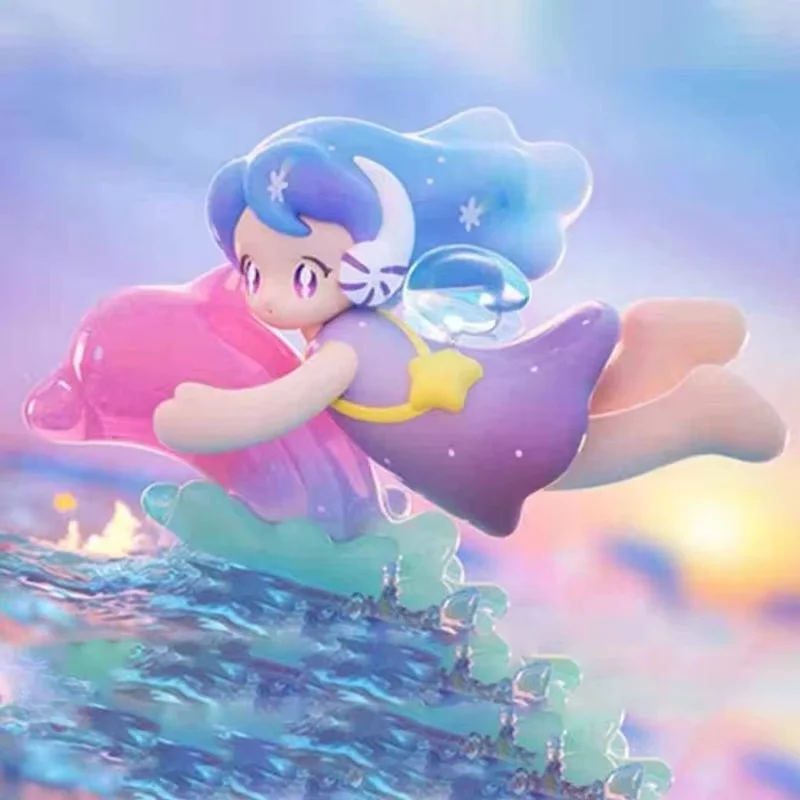 Aamy Sea of Dreams Series صندوق أعمى - دمية كاواي العصرية اللطيفة على شكل وحيد القرن الغامضة المفاجئة القابلة للجمع لهدايا عيد الميلاد