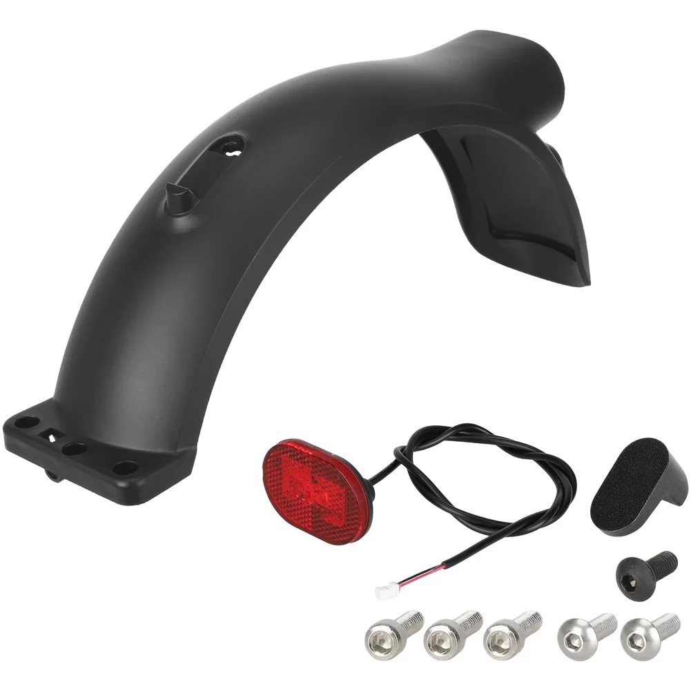 

Задний комплект крыльев для электросамоката Xiaomi 6Lite с кронштейном, задним фонарем и брызговиком, интегрированный комплект заднего фонаря