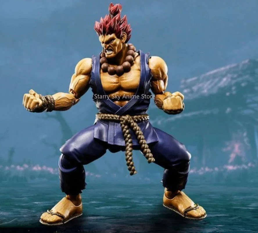 In Stock Original Bandai S.H.Figuarts Street Fighter Series Akuma Anime Model Toy Action Figure Collection Ornaments Gifts