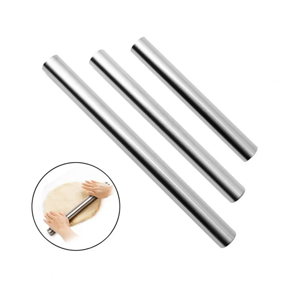 Useful  Dough Roller Tapered Anti-crack Making Pizza Dough Rolling Pin Reusable Heat Resistant Cookie Rolling Pin for Home