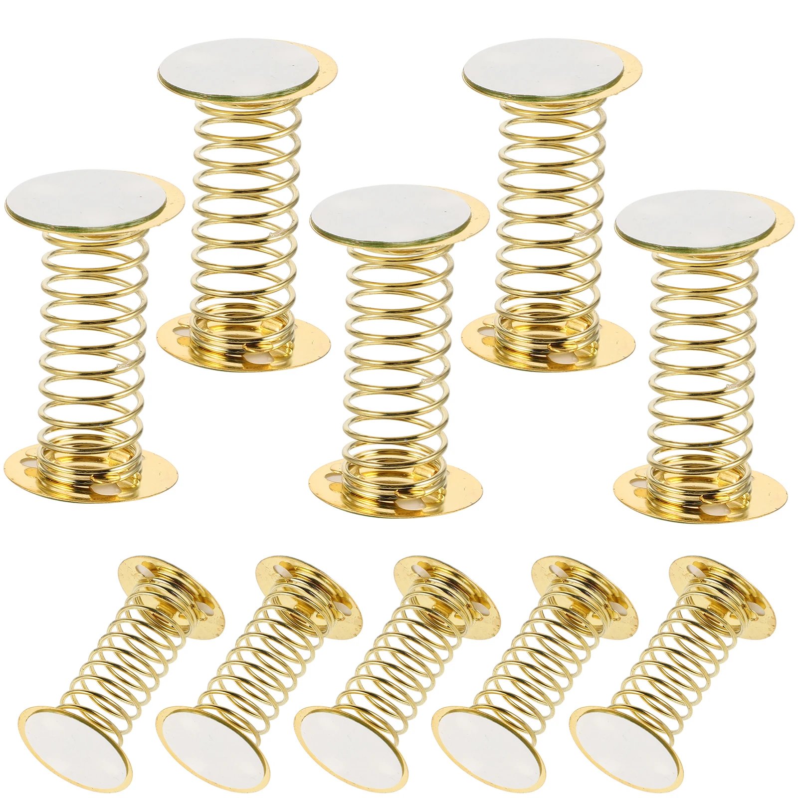 

10pcs Spring Base Figurine Shaking DIY Craft Accessories Dashboard Mount Wobble Springs Replacement Small Springs