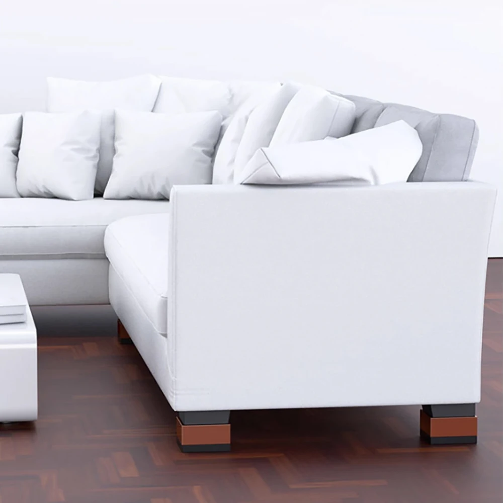4Pcs Plastic Furniture Foot Cushion Plus Size Sofa Table Leg Bed Foot Height Pad Shock-Absorbing Moisture-Proof&wear-Resistant