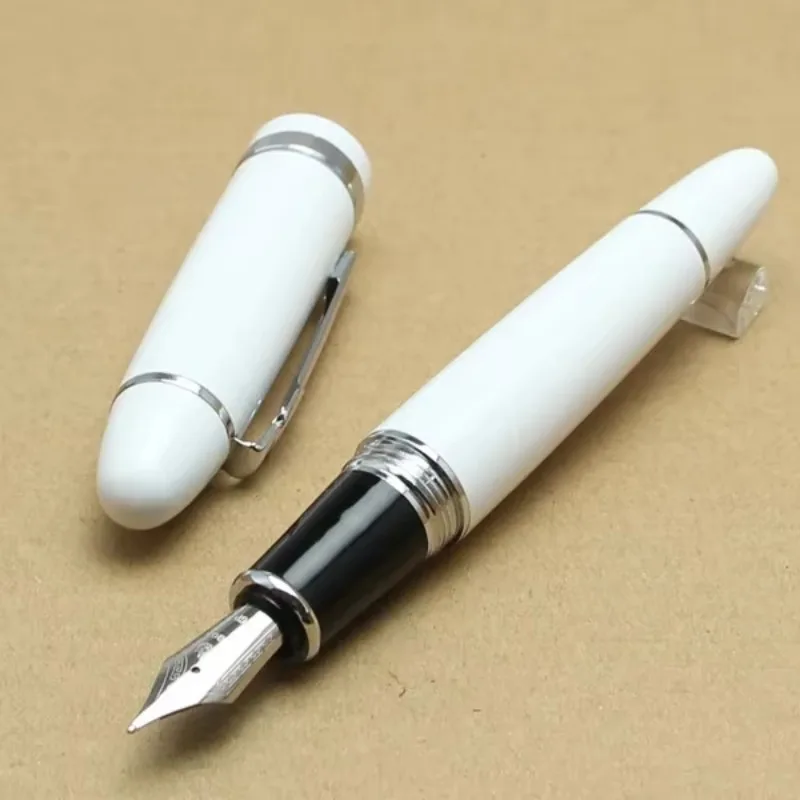 JINHAO 159 Broad 18KGP 0.5mm Nib Fountain Pen Purple Black Blue Champagne Gold Green Red White Signature Business Office