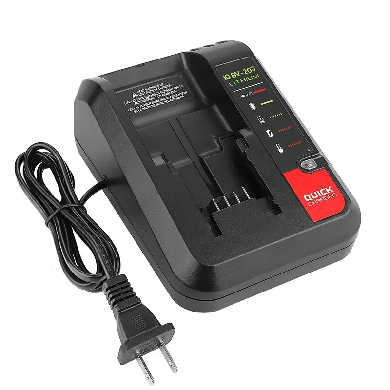 20V Charger For Black&Decker Li-ion Battery Charger For Porter Cable/Stanley 18V L2AFC Electric Drill Screwdriver Tool Battery