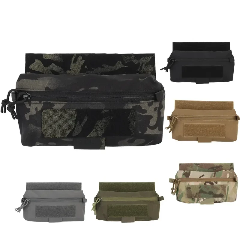 Tactical Vest Dangler Drop Pouch Airsoft Combat Abdominal Dump Drop Pouch for JPC CPC LBT D3CR MK3 MK4 Vest Waist Bag