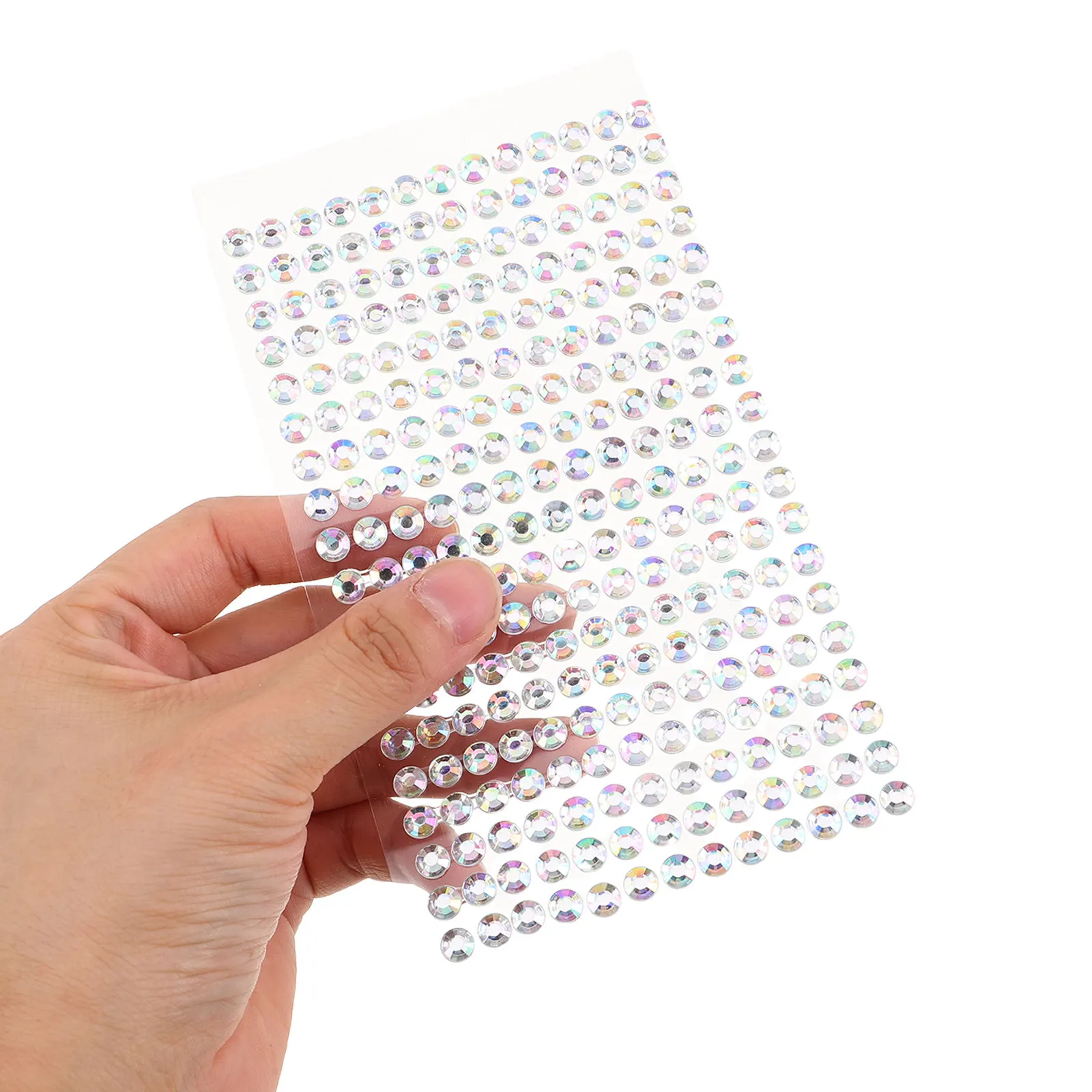 

8 Sheets Rhinestone Sticker Sheets Peel and Stick Gemstone Decals Vibrant Acrylic Sticky Rhinestones for DIY Crafts Kids Art