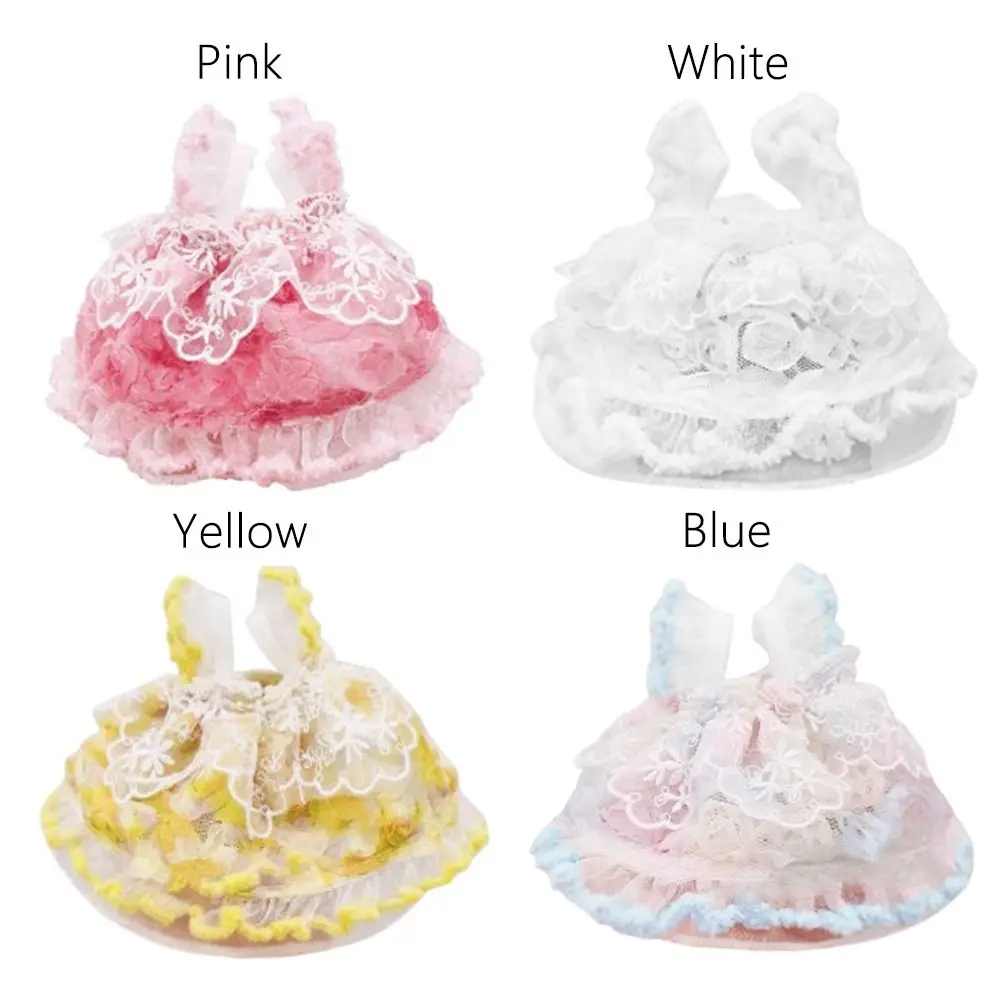 Poupée mignonne, jolis vêtements en maille et dentelle Rose, 4 couleurs, vêtements en peluche pour poupées EXO Idol pour poupée en coton de 15 à 17cm