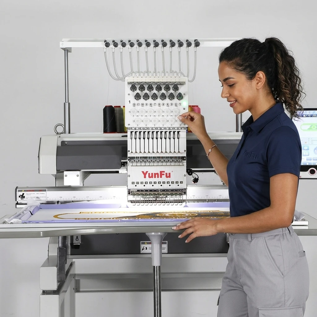 Upgraded BL-1201E Embroidery Machine Extended Embroidery Scope for Industry Textile Making