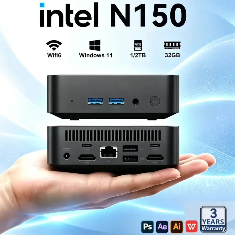 2026-intel-n150-mini-pc-portable-computer-16gb-32gb-ram-1tb-2tb-ssd-gaming-pc-windows-11-pro-wifi-6-bt52-office-study-gamer-pc