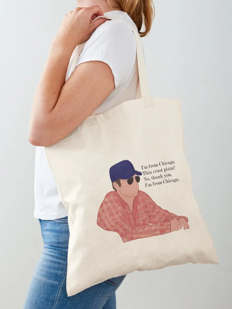 

Julius Pepperwood Im from Chicago Tote Bag shopping cart bags Large bags for women Canvas bag for women bag luxury women