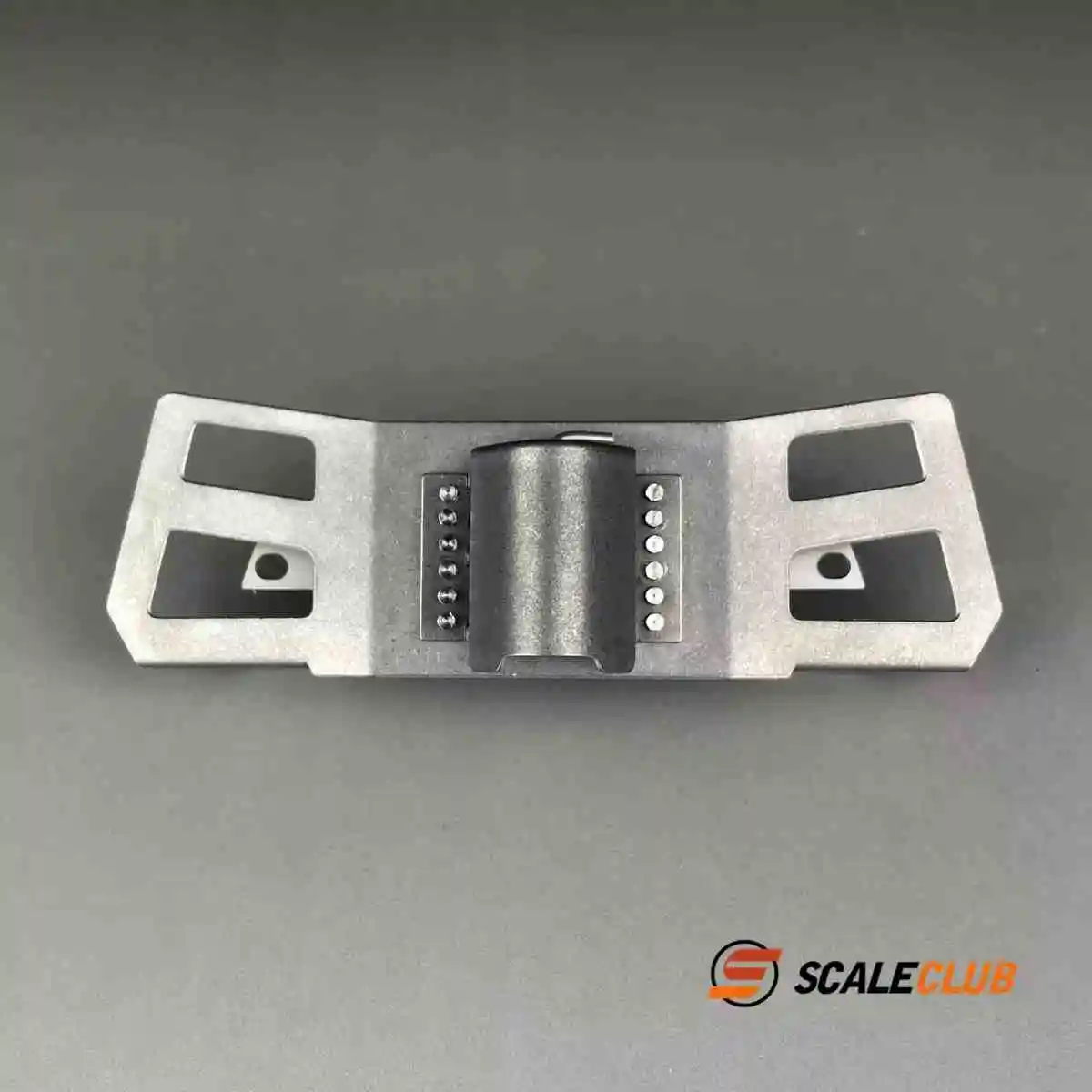 Para Tamiya RC 1/14 3363 camión tablero de ingeniería de edificio estrecho gancho de remolque delantero simulación piezas de mejora de metal SCALECLUB QTG-BZ-2
