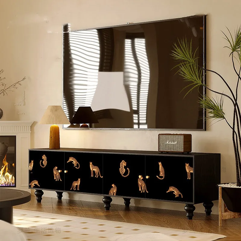 

Interior Nordic TV Cabinet Modern Simple Design Trendy Minimalist TV Cabinet Luxury Style Meuble TV Living Room Furniture