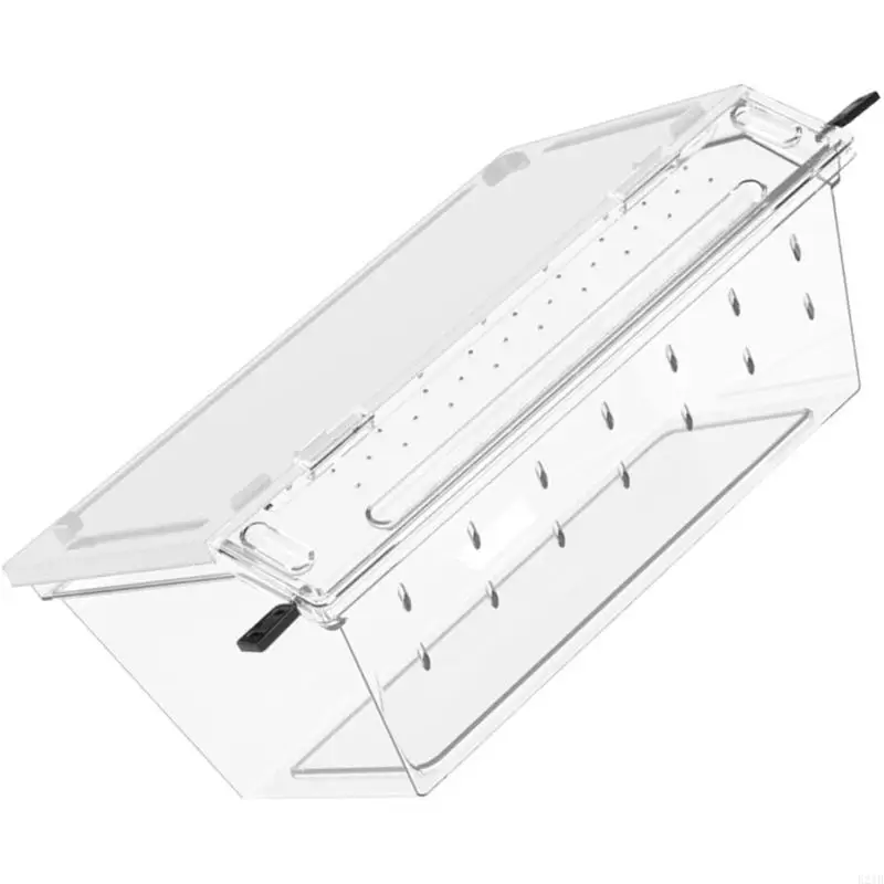 High Ventilation Reptiles Terrariums For Small Pet Transparent Easy Monitoring Design Small Pet Habitat Enclosure Box 