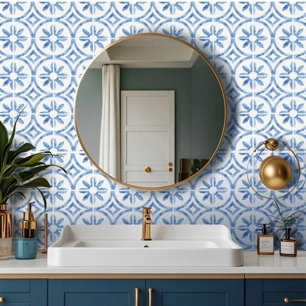 Self-adhesive 3D Wall Tile PVC Waterproof Wall Sticker Fish Scale Mold Resistant Kitchen Backsplash For Kitchen Bathroom