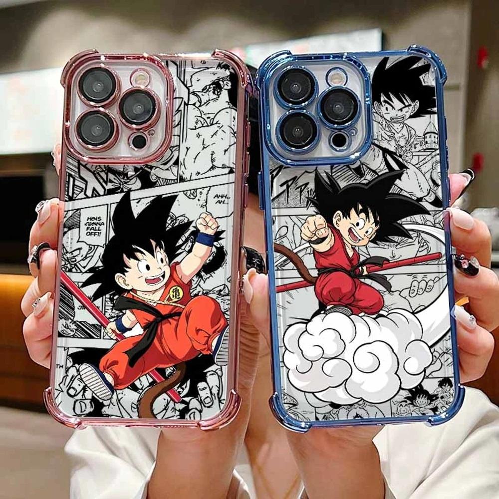 HOT Plating Phone Case For Samsung A27 A37 A57 A07 A36 A16 A06 A35 A55 A25 A26 A05s A15 A54 A34 A04 4G 5G DragonS Ball Anime