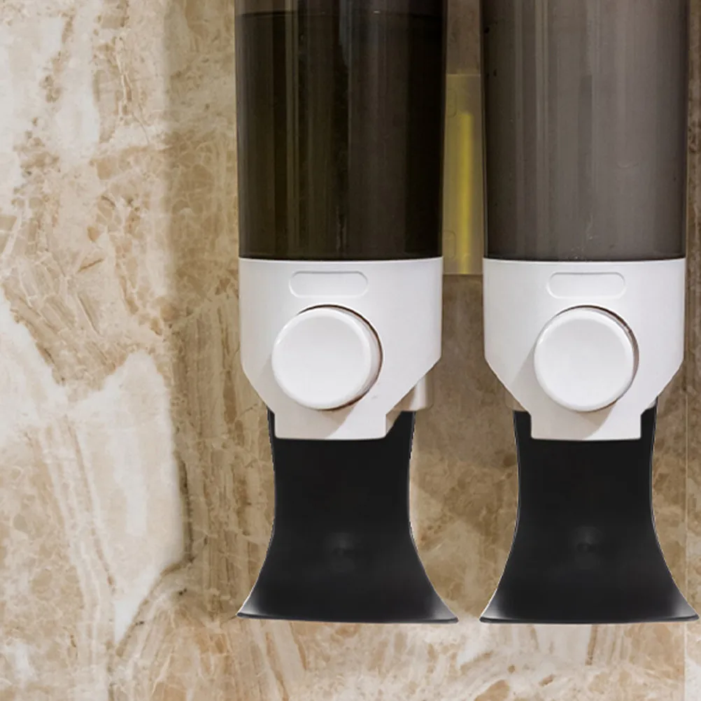 3Pcs Plastic Drip Tray Soap Dispenser Anti-Spill Wall Mount Holder Automatic Hand Washing Tray for Bathroom Dispenser Fixture