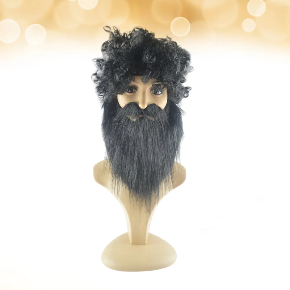 

1 комплект, прочная тканевая борода, самоклеящаяся накладная борода, маска для косплея, костюм на Хэллоуин, имитация усов, аксессуар