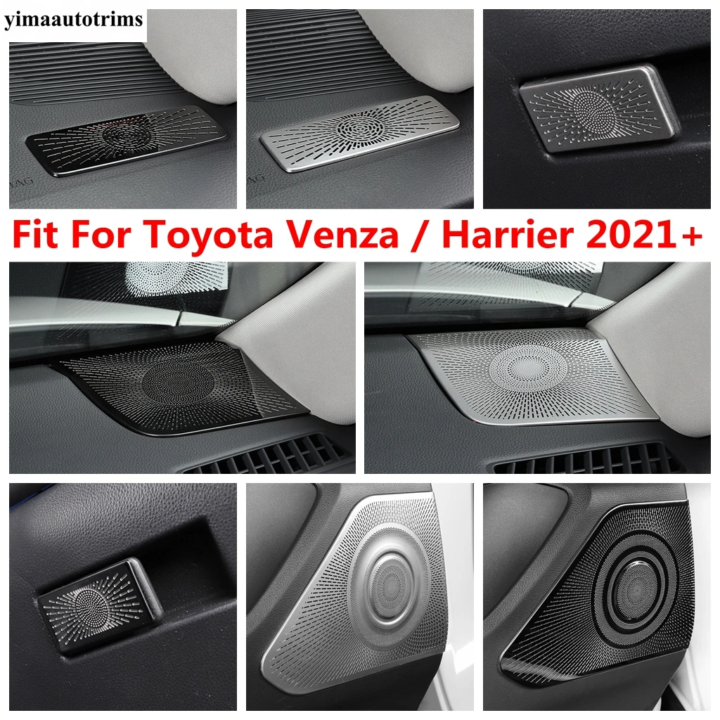 

Dashboard AC Air Vent / Door Speaker / Glove Box Panel Cover Trim For Toyota Venza / Harrier 2021 - 2024 Accessories Interior